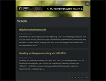 Tablet Screenshot of fc-rechberghausen.de